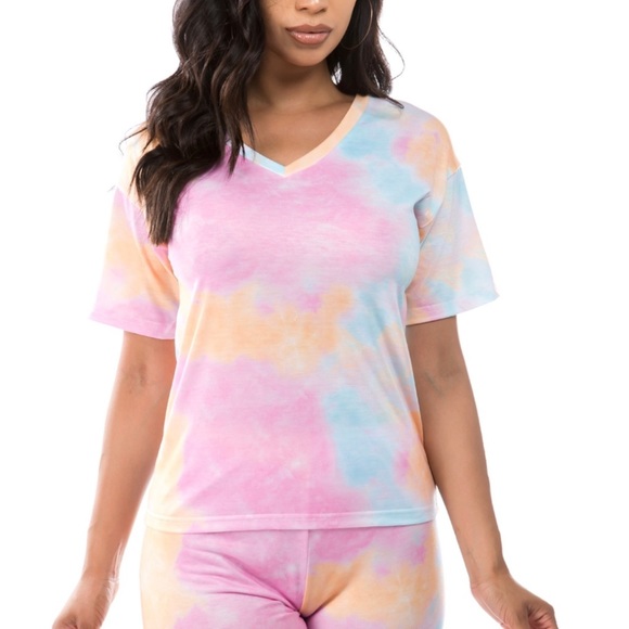 2 pc Short set Tie dye - Picture 3 of 4
